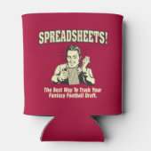 スプレッドシート：サッカーのファンタジーを追跡荷車を引く 缶クーラー (裏面)