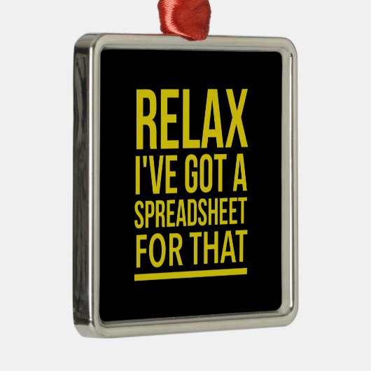 スプレッドシー感動的トおもしろいギフト メタルオーナメント (右)