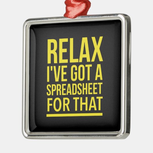 スプレッドシー感動的トおもしろいギフト メタルオーナメント (左)