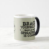 スプレッドシ来ートのおもしろい- Accountant Work Umous コーヒーマグカップ (正面右)