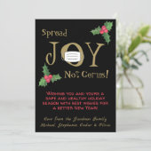 スプレッドジョイノンジェルズおもしろい顔マスク&ホリー シーズンカード (スタンド正面)