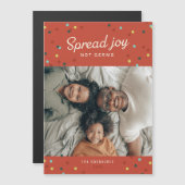 スプレッドジョイ、ではなくジェームズホリデー磁気カード (正面/裏面)