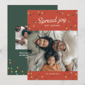 スプレッドジョイ,ノットガームズフラットホリデーカード シーズンカード (正面/裏面)