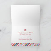 スプレッドホリデー応援6写真折り畳みクリスマスカード シーズンカード (内部)