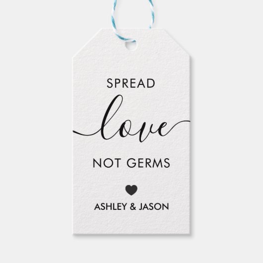 スプレッドラブノンジェルズメッセージカードクラフト結婚ズ ギフトタグ (正面)