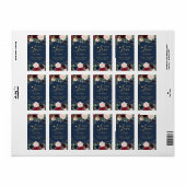 スプレッドラブブルゴーディネイビーフローラハンドサニタイザー ラベル (フルシート)