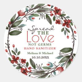 スプレッドラブレッドフローラリースハンドサニタイザーの好意 ラウンドシール