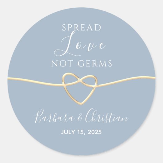スプレッドラブ結婚式の引き出物 ラウンドシール (正面)