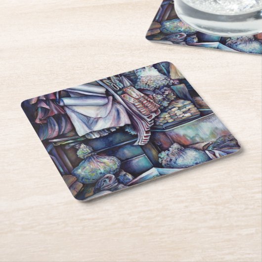 スプレンディドテッカセンタースペシャル スクエアペーパーコースター (アングル)