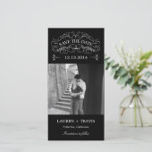 スプレンディド旋回、日付の写真カードを保存-黒 セーブザデート (スタンド正面)