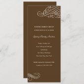 スプレンディ企業のドスクロール/ビジネスパーティー招待状 招待状 (正面/裏面)