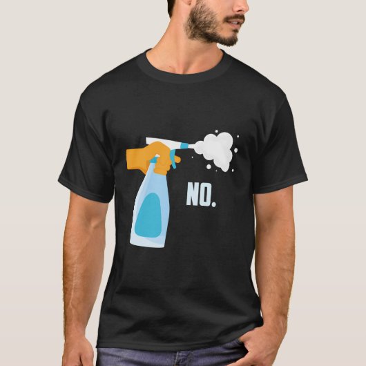 スプレーなしボトル おもしろい Tシャツ (正面)