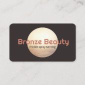 スプレーなめし金ゴールドサン名刺 名刺 (正面)