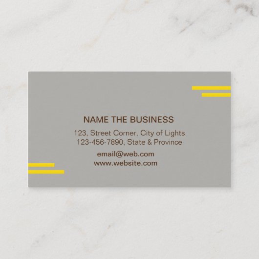 スプレーのボトルクリーニングサービス家の金ゴールド 名刺 (裏面)