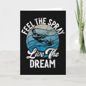 スプレーを感じ 夢を生きろ ウォーターギ カード (正面)