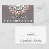 スプレータンとメイクアップロイヤリティ10パンチ ロイヤリティカード (正面/裏面)