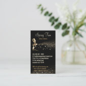 スプレータンアフターケアの指示 名刺 (スタンド正面)