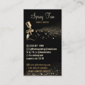 スプレータンアフターケアの指示 名刺 (正面)