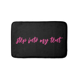 スプレータンアーティストがテントにステップイン バスマット