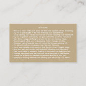 スプレータンアーティストモバイルタンニング 名刺 (裏面)