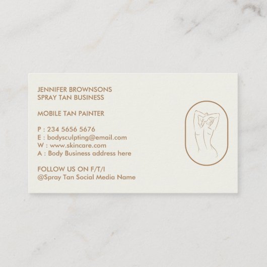 スプレータンウーマン体スキンビートイスパ 名刺 (裏面)