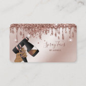 スプレータンガン、モバイルバラ金ゴールドスプレータンニングバス 名刺 (正面)