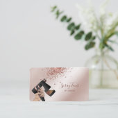 スプレータンガン、モバイルバラ金ゴールドスプレータンニングバス 名刺 (スタンド正面)