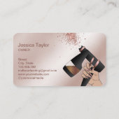 スプレータンガン、モバイルバラ金ゴールドスプレータンニングバス 名刺 (裏面)