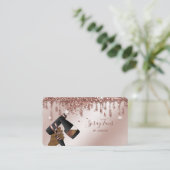 スプレータンガン、モバイルバラ金ゴールドスプレータンニングバス 名刺 (スタンド正面)