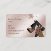 スプレータンガン、モバイルバラ金ゴールドスプレータンニングバス 名刺 (裏面)