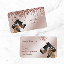 スプレータンガン、モバイルバラ金ゴールドスプレータンニングバス 名刺