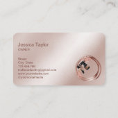 スプレータンガン、モバイルバラ金ゴールドスプレータンニングバス 名刺 (裏面)