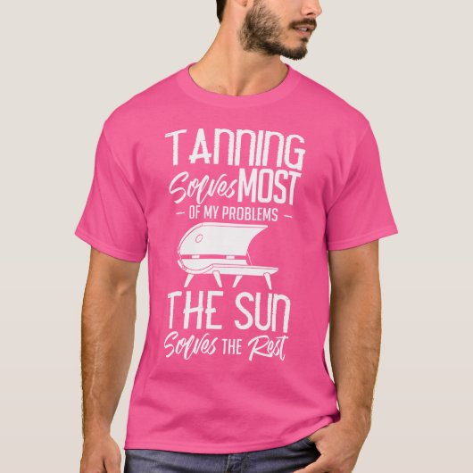 スプレータンサロン 引用 日焼けサロン Tシャツ (正面)