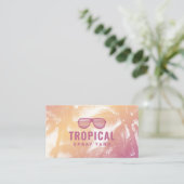 スプレータントロピカルパームビーチスキンケアセラピースパ 名刺 (スタンド正面)