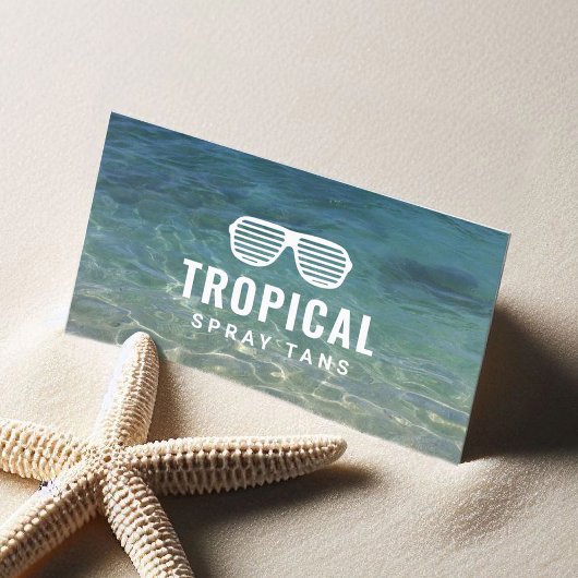 スプレータンニングサマービーチスキンケアセラピースパ 名刺