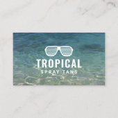 スプレータンニングサマービーチスキンケアセラピースパ 名刺 (正面)