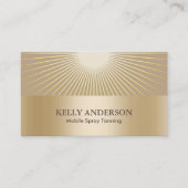 スプレータンニングサロンゴールデンサンレイモダンズ 名刺 (正面)