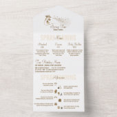 スプレータンニングサービス価格アフターケア オールインワン招待状 (内側)