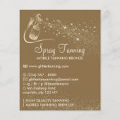 スプレータンニングブラウンシンプル体絵を描アフターケア チラシ (正面)