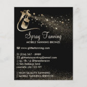 スプレータンニングブロンズ体絵を描アフターケア チラシ (正面)