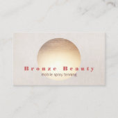 スプレータンニング金ゴールドサン 名刺 (正面)