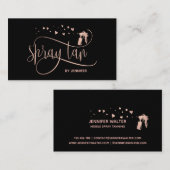 スプレータンマシンモバイルタンニングスタジオハート 名刺 (正面/裏面)