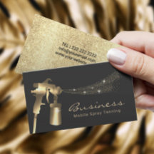 スプレータンモダン金ゴールドモバイルタンニングサービス