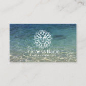 スプレータンヴィンテージサンスパロゴトロピカルビーチ 名刺 (正面)