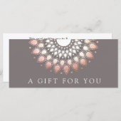 スプレータン及びメイクアップギフト券 (正面/裏面)