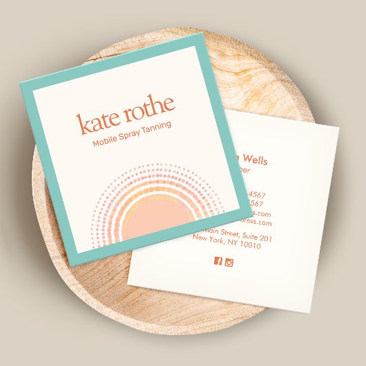 スプレータン熱帯太陽 コーリングカード