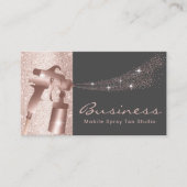 スプレータン赤面バラ金ゴールドエアブラシタンニング 名刺 (正面)