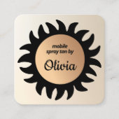 スプレータン銅サンレイズビジネススクエアB スクエア名刺 (正面)