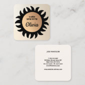 スプレータン銅サンレイズビジネススクエアB スクエア名刺 (正面/裏面)