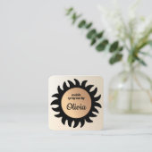 スプレータン銅サンレイズビジネススクエアB スクエア名刺 (スタンド正面)